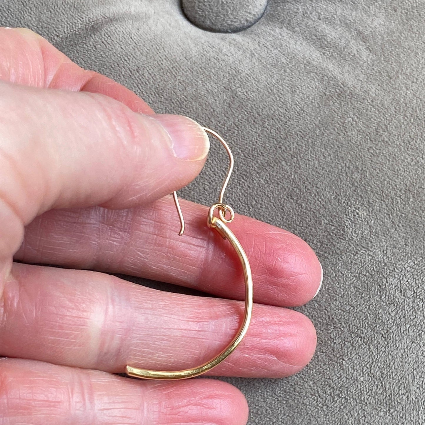 Half Moon Drop Earrings