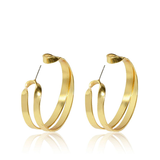 Colette Split Hoop Earrings