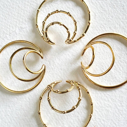 Triple Hoop Ear Cuffs