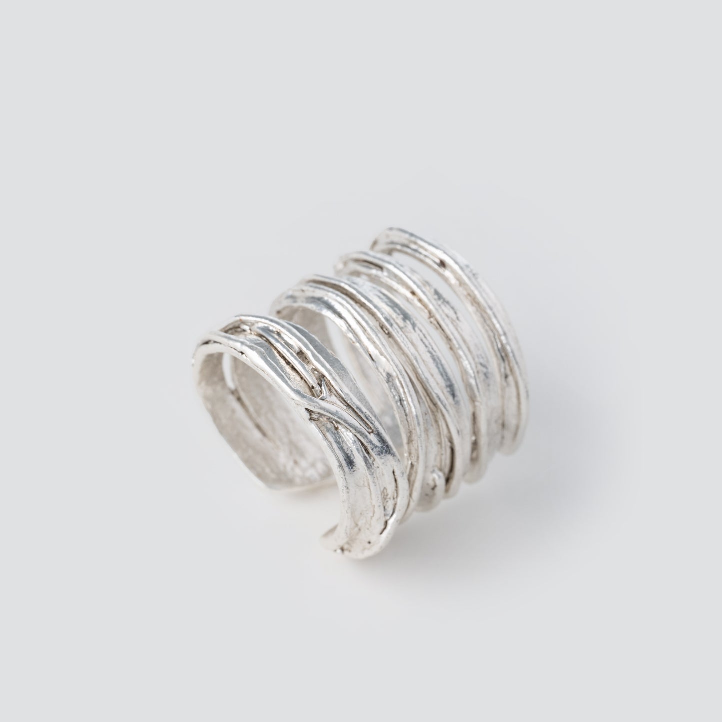 Brushed Ribbon Ring