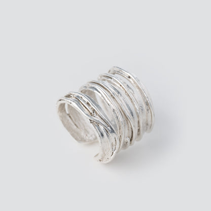 Brushed Ribbon Ring