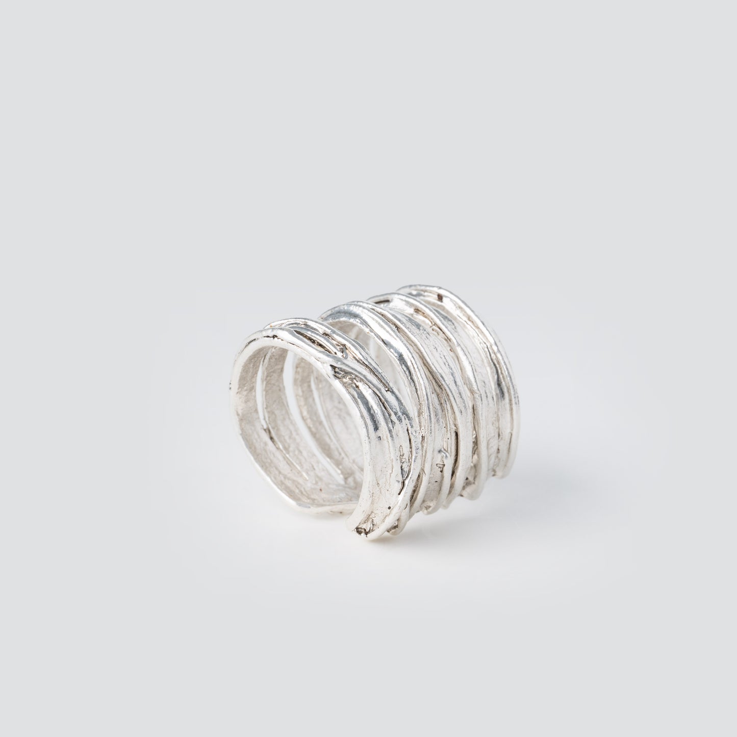 Brushed Ribbon Ring