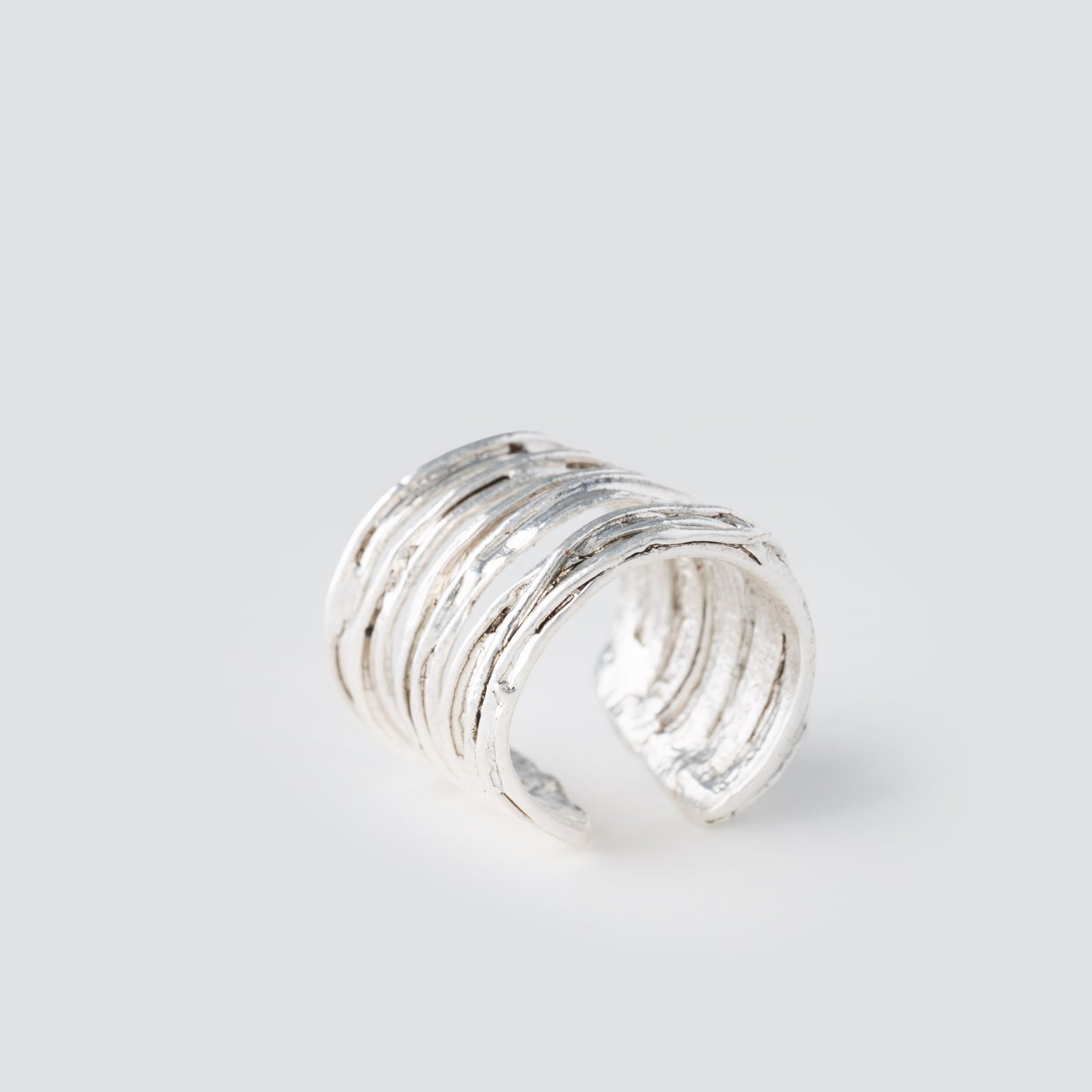 Brushed Ribbon Ring