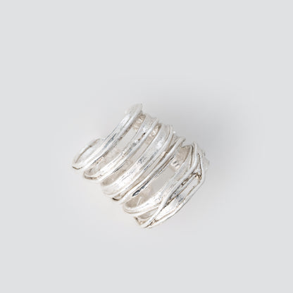 Brushed Ribbon Ring