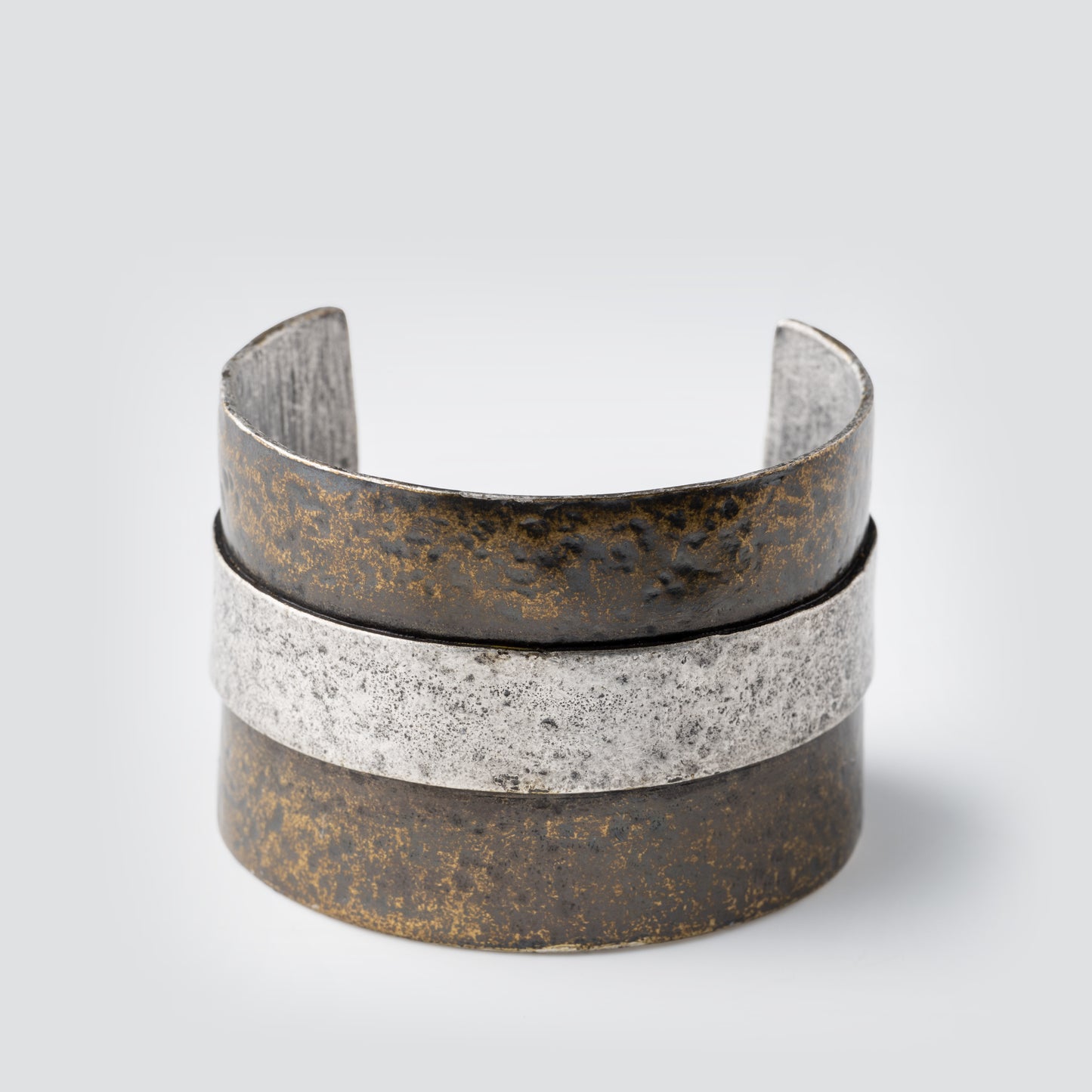 Two Tone Cuff Bracelet