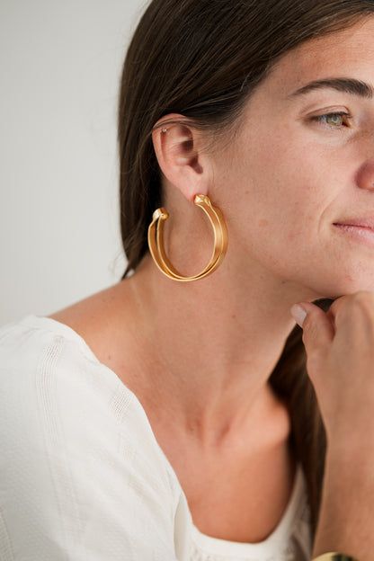 Colette Split Hoop Earrings