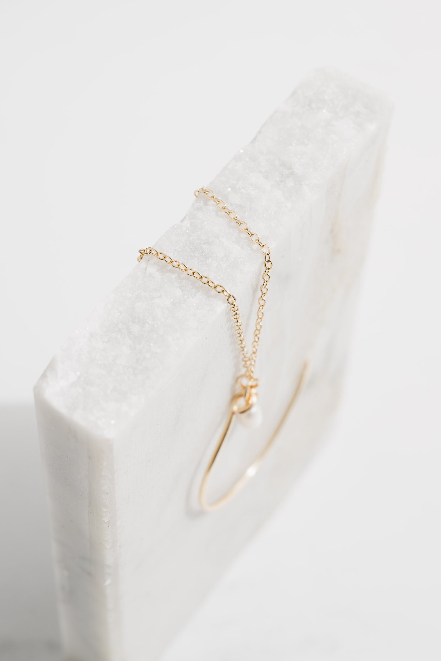 Crescent Pearl Necklace