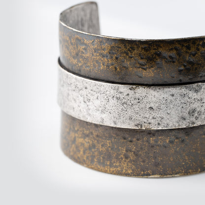 Two Tone Cuff Bracelet