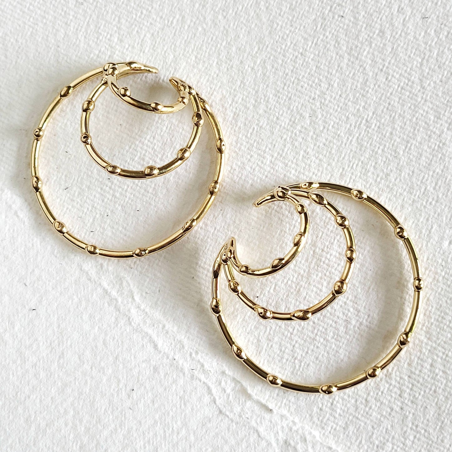 Triple Hoop Ear Cuffs