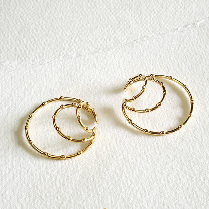 Triple Hoop Ear Cuffs