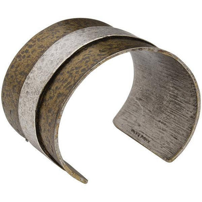 Two Tone Cuff Bracelet