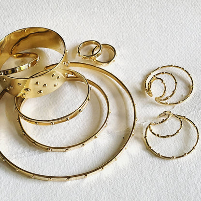 Triple Hoop Ear Cuffs